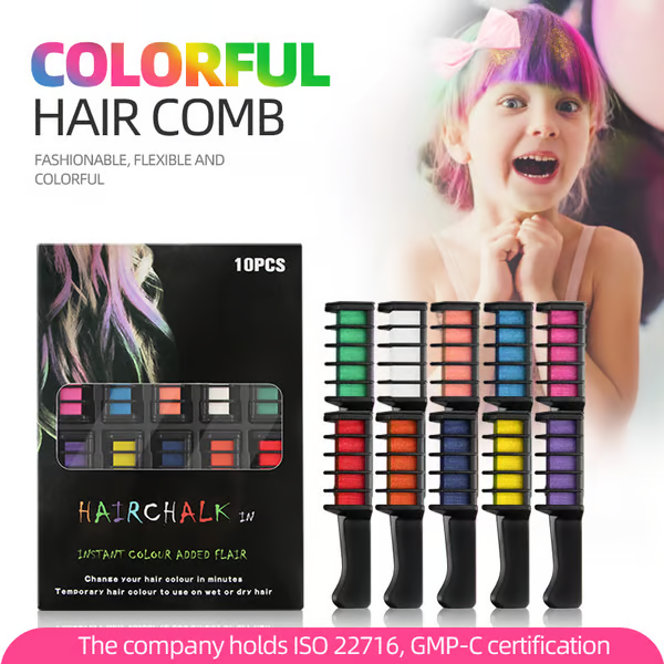 Magic Hair Set 10 Colors Dye for Party velkoobchodní štětec dočasné barvy