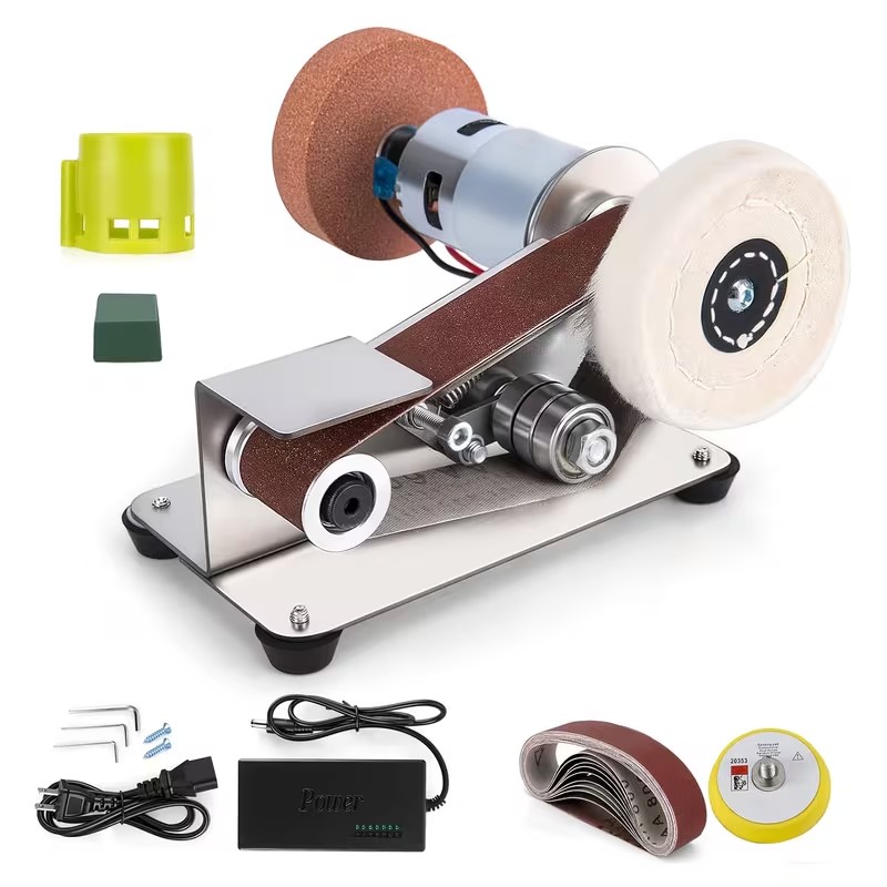 Mini pásová brúska 3 v 1